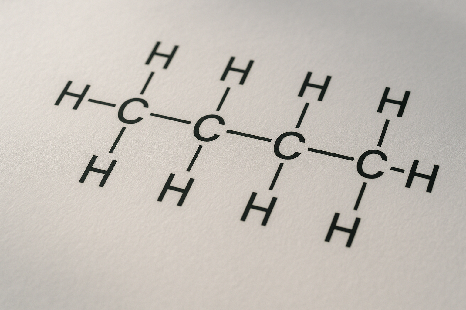 A telített szénhidrogének általános szerkezete