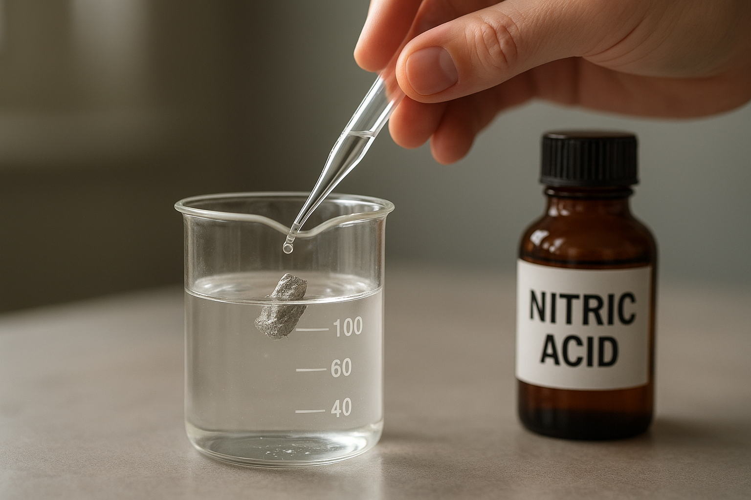 A választóvíz titka: Miért csak az ezüstöt oldja a salétromsav?