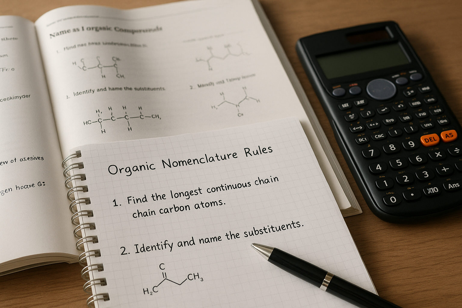 Szerves vegyületek elnevezési szabályai